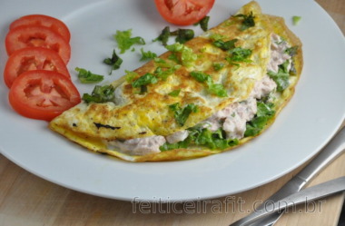 Omelete de atum fit