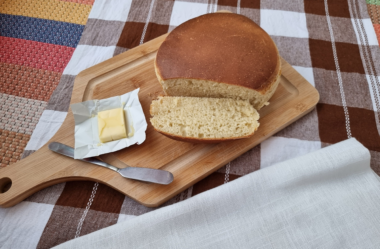 Pão de forma fácil na airfryer