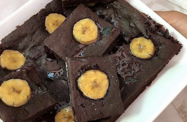 Brownie de Banana – fácil, rápido, gostoso