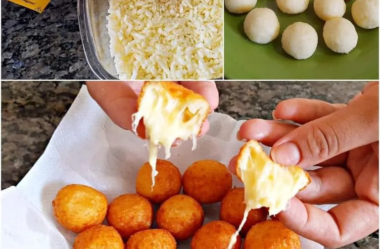 Bolinha de queijo super deliciosa muito fácil de preparar com apenas 3 ingredientes