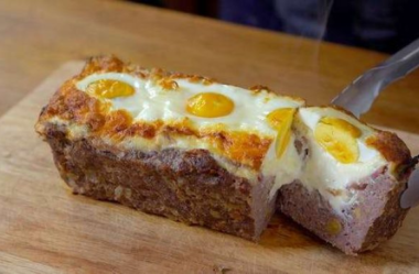 Receita de Bolo de Carne Recheado