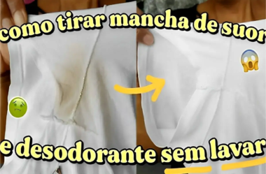 Como remover manchas de desodorante bem simples não precisa lavar