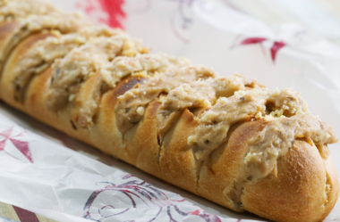 Pão Sanfona com Patê de Atum