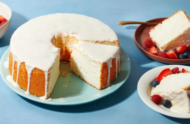 Receita de bolo de anjo de limão