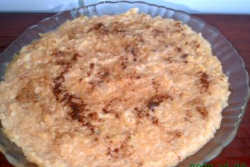 Arroz Doce Cremoso com Amendoim!