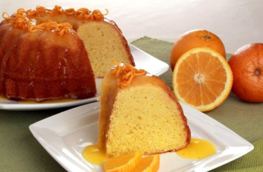 Bolo de laranja sem glúten e sem lactose