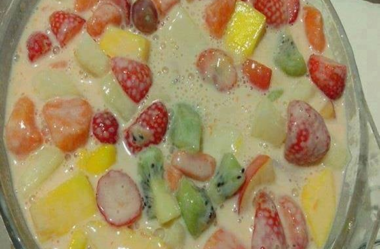 Salada de frutas gostosa