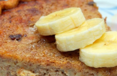 Torta de banana fit