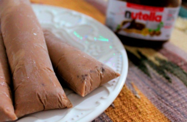 Receita de Geladinho de nutella