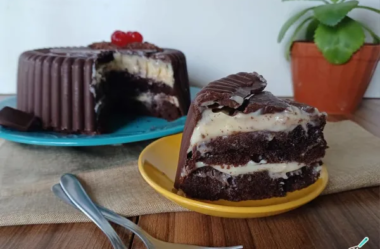 Receita de Bolo bombom gelado