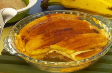 Receita de doce de banana com queijo assado, confira agora como fazer