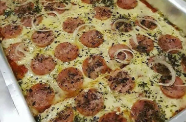 Pizza Low Carb Deliciosa: a massa fica maravilhosa!