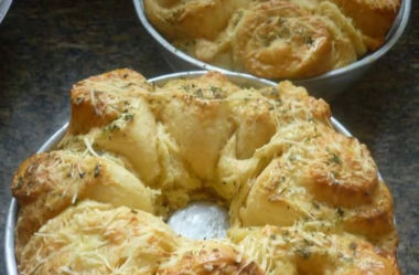 Rosca de queijo parmesão