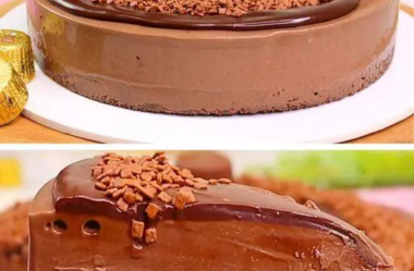 Torta Mousse de Chocolate Alpino Feita Sem Forno, Sem Liquidificador e Sem Gelatina