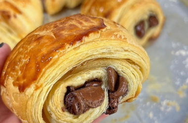 Croissant de chocolate