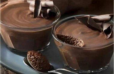 mousse de chocolate