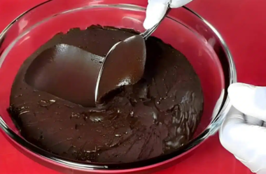 Mousse de chocolate 2 em 1