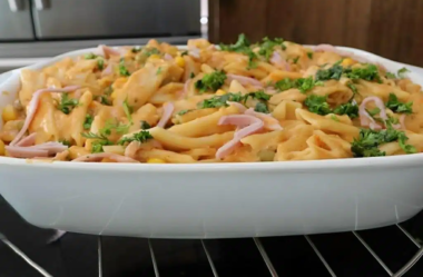 Macarrão cremoso na panela de pressão 