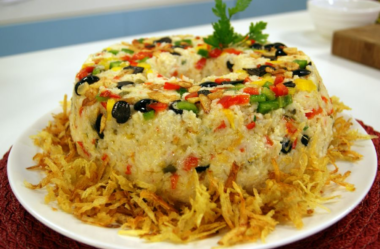 Arroz com bacalhau