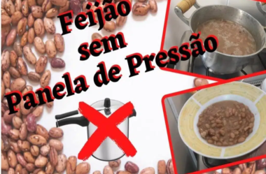 Aprenda como cozinhar feijão sem panela de pressão