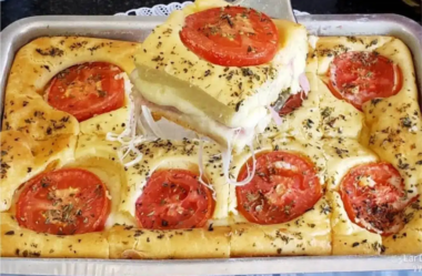 Torta de presunto e queijo 