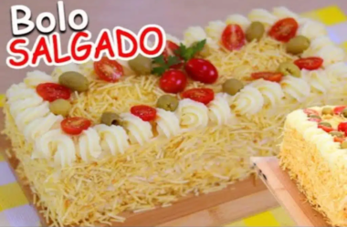 Bolo salgado de padaria