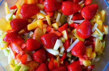 Salada de Frutas Para o Natal