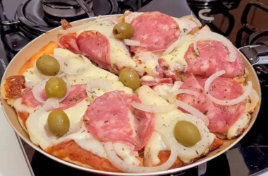  pizza de frigideira