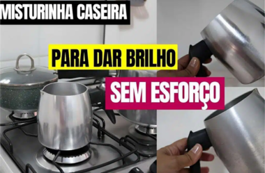 como dar brilho nas panelas