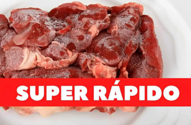 descongelar carne mais rápido