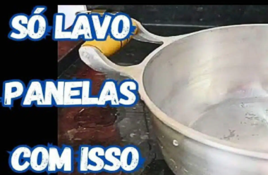 Limpa alumínio caseiro