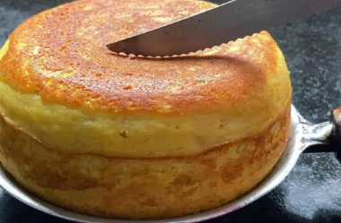 Bolo de frigideira zero lactose 