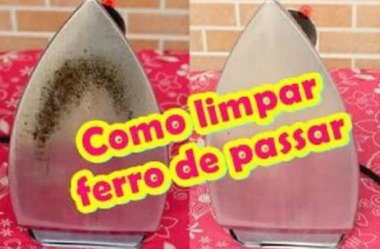 limpar ferro de passar