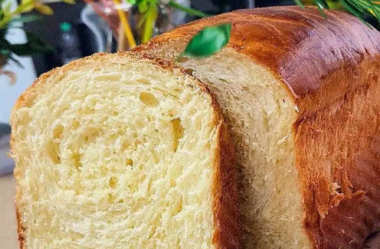 pão de brioche