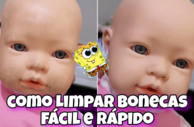 limpar bonecas