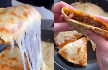 Pizza burrito