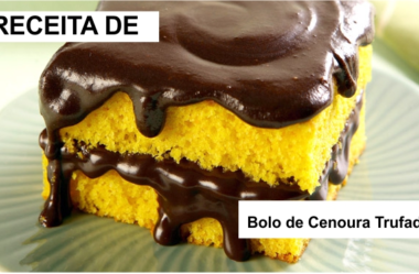 Bolo de Cenoura Trufado