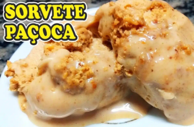 sorvete de paçoca