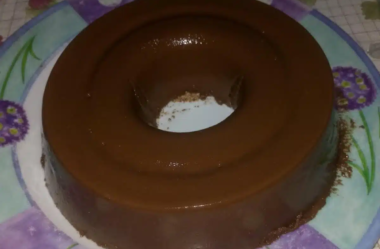 Pudim de chocolate