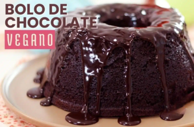 Bolo vegano de chocolate