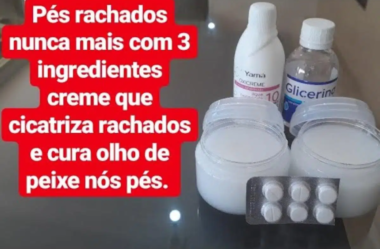 Creme para rachaduras dos pés