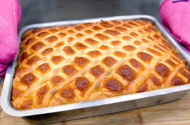 Torta de presunto e queijo