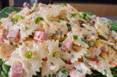 salada de macarrão 