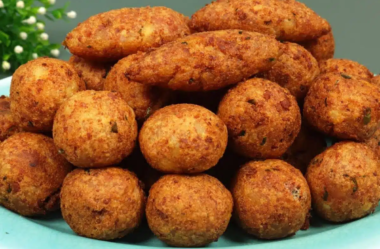 Croquete de mandioca