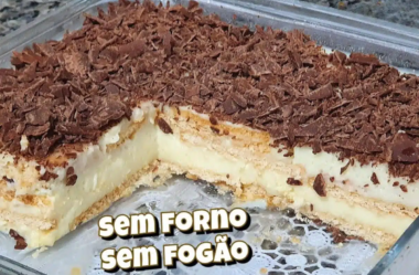 Sobremesa que não vai ao fogo