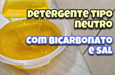 Como fazer detergente neutro