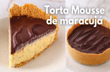 Torta mousse de maracujá