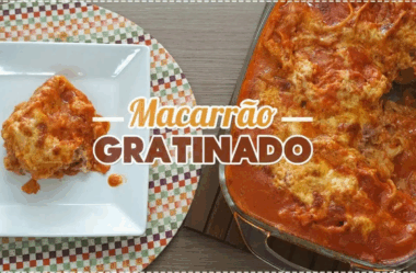 Macarrão gratinado