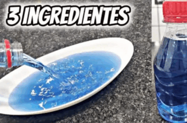 Misturinha para limpar vidros
