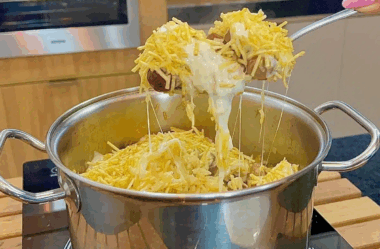 arroz cremoso com linguiça